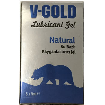 V-Gold Naturel Kayganlaştırıcı 5 x 5 ml Kutu V-Gold Naturel Kayganlaştırıcı 5 x 5 ml Kutu